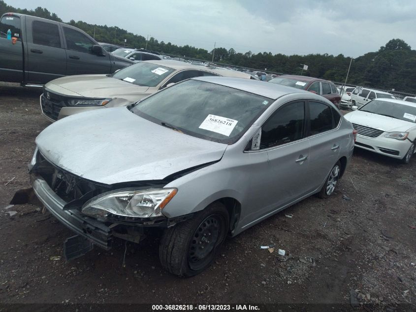 2014 NISSAN SENTRA S/FE+ S/SV/FE+ SV/SR/SL - 3N1AB7AP2EL668625
