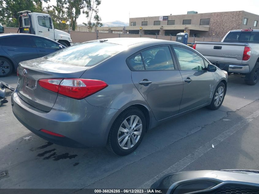 2016 KIA FORTE LX - KNAFX4A69G5507344