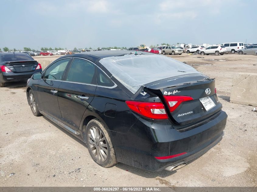 2015 HYUNDAI SONATA 2.4L LIMITED - 5NPE34AF9FH174877