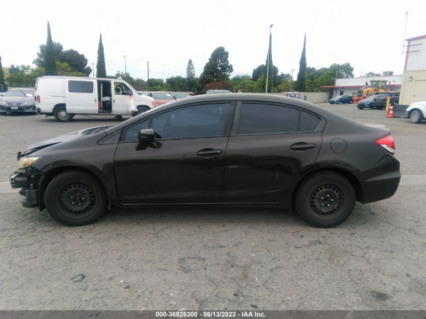 2014 HONDA CIVIC SEDAN LX - 2HGFB2F57EH517898