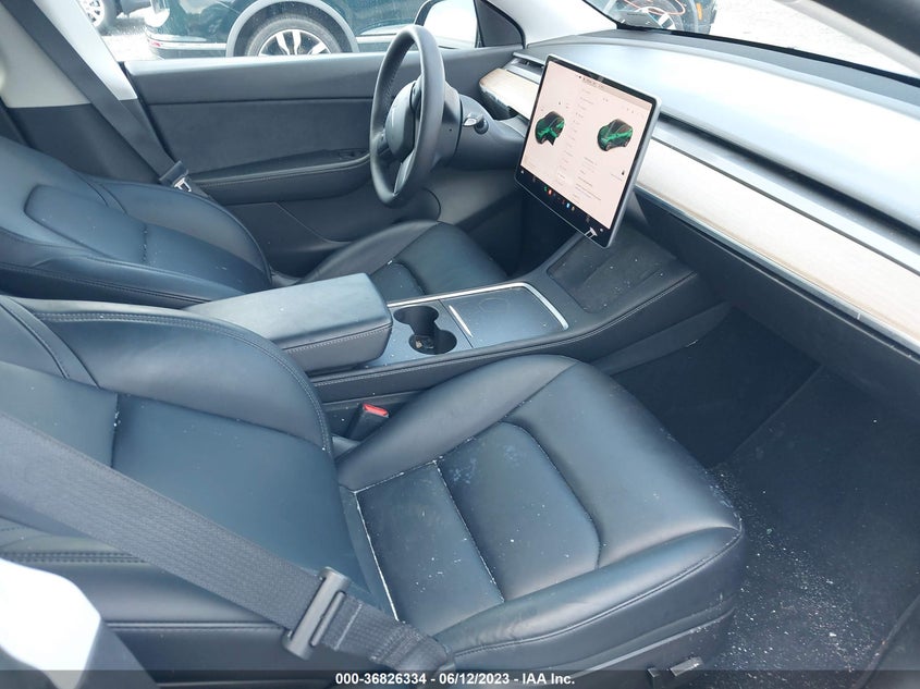 VIN 5YJYGDEE4MF296125 2021 TESLA MODEL Y LONG RANGE