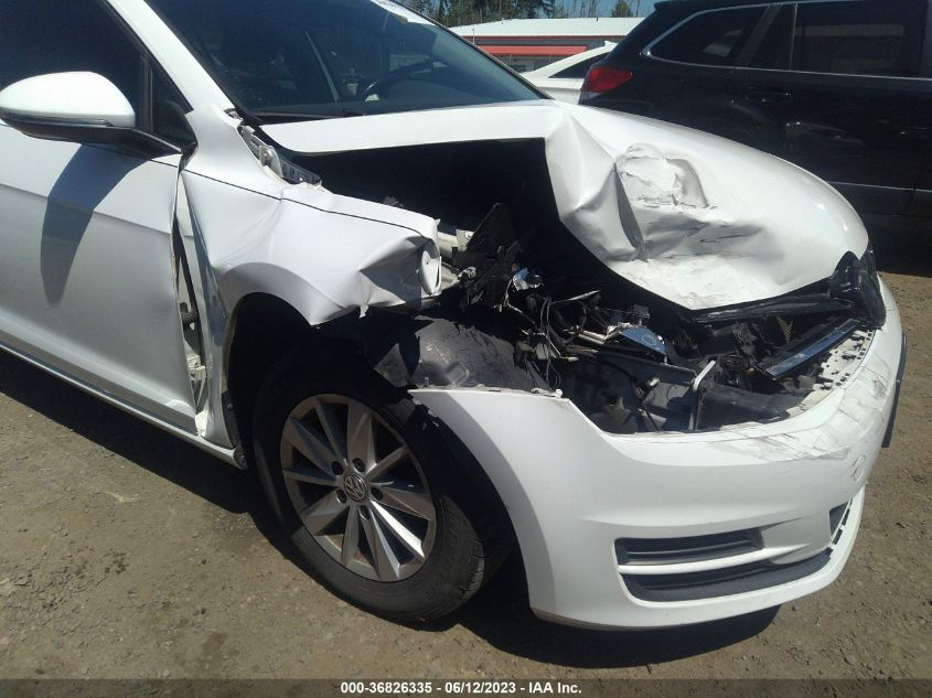 2016 VOLKSWAGEN GOLF SPORTWAGEN TSI S 3VWC17AU6GM508451