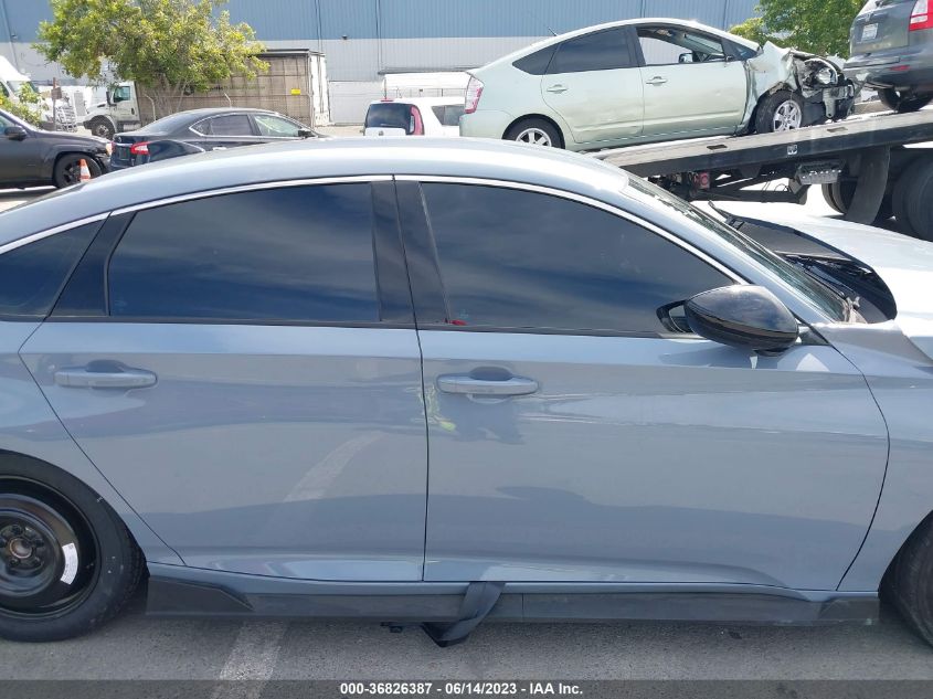 2022 HONDA ACCORD SEDAN SPORT SE - 1HGCV1F46NA119981