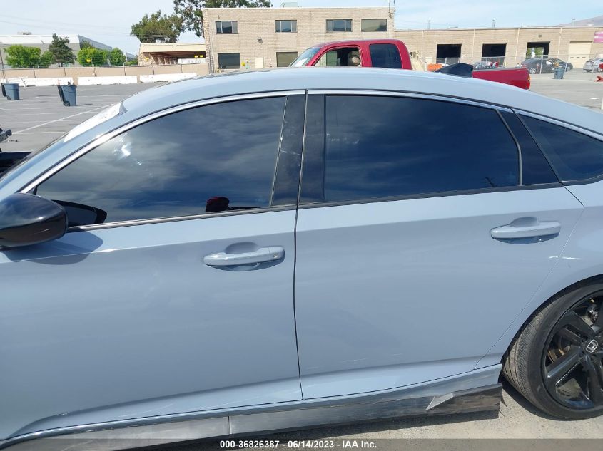 2022 HONDA ACCORD SEDAN SPORT SE - 1HGCV1F46NA119981