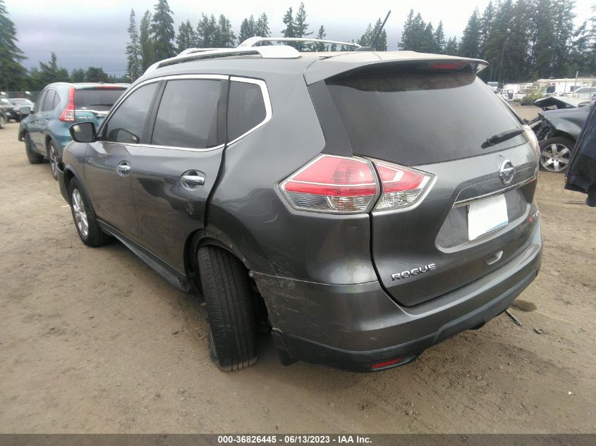 2016 NISSAN ROGUE S/SL/SV - KNMAT2MV6GP633567