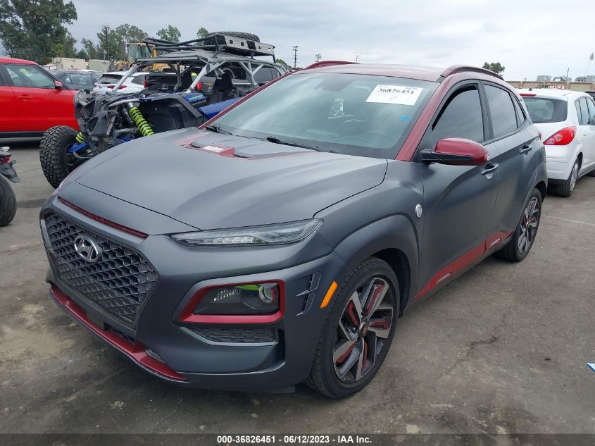 2019 HYUNDAI KONA IRON MAN - KM8K53A57KU319733