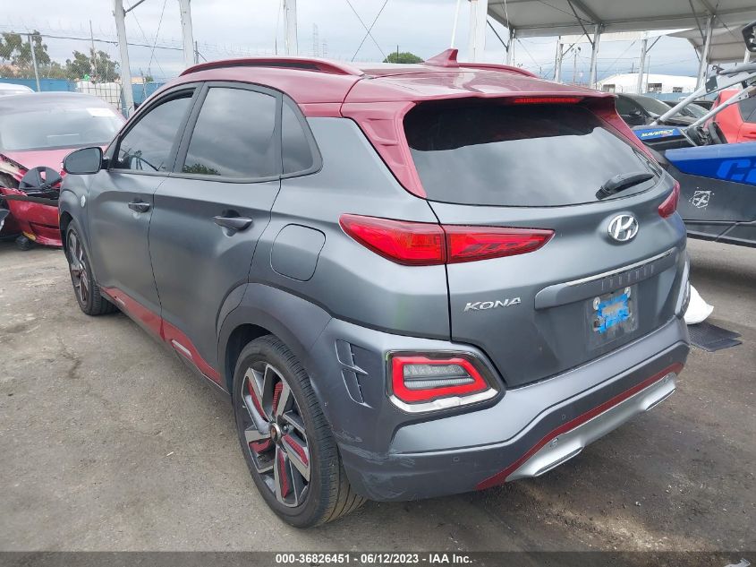 2019 HYUNDAI KONA IRON MAN - KM8K53A57KU319733
