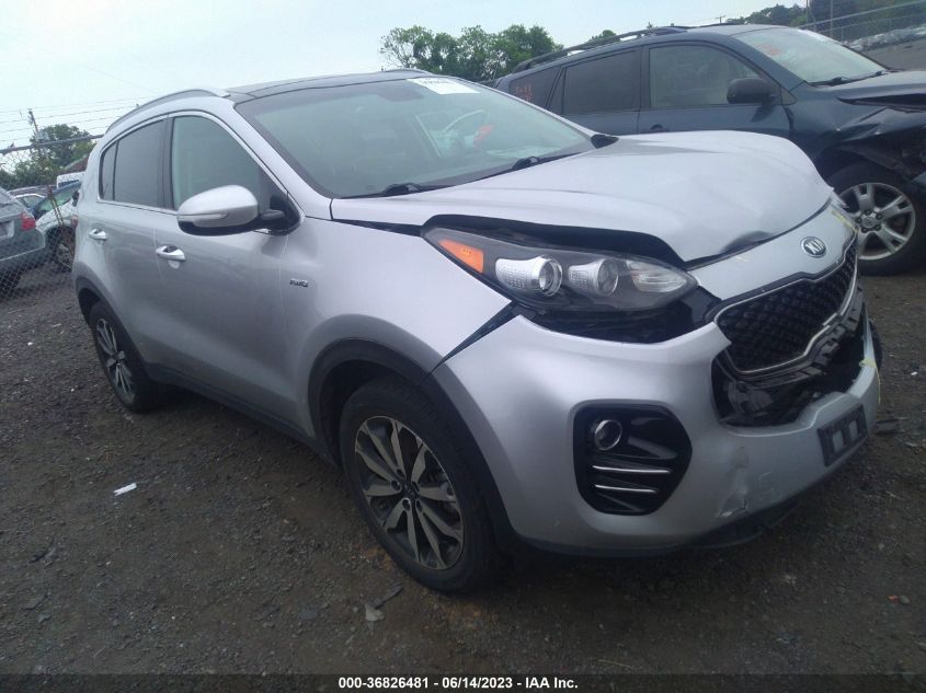 2017 KIA SPORTAGE EX - KNDPNCAC1H7252305