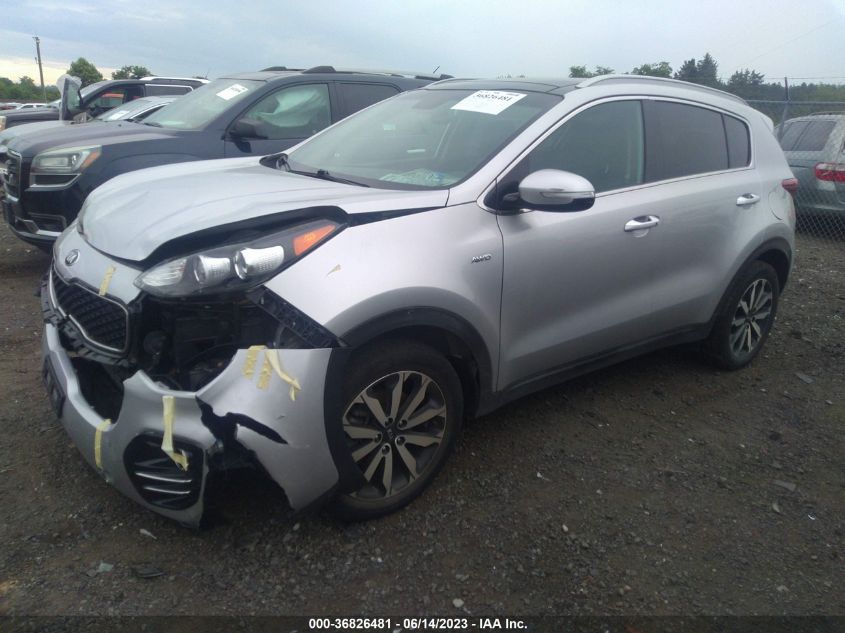 2017 KIA SPORTAGE EX - KNDPNCAC1H7252305