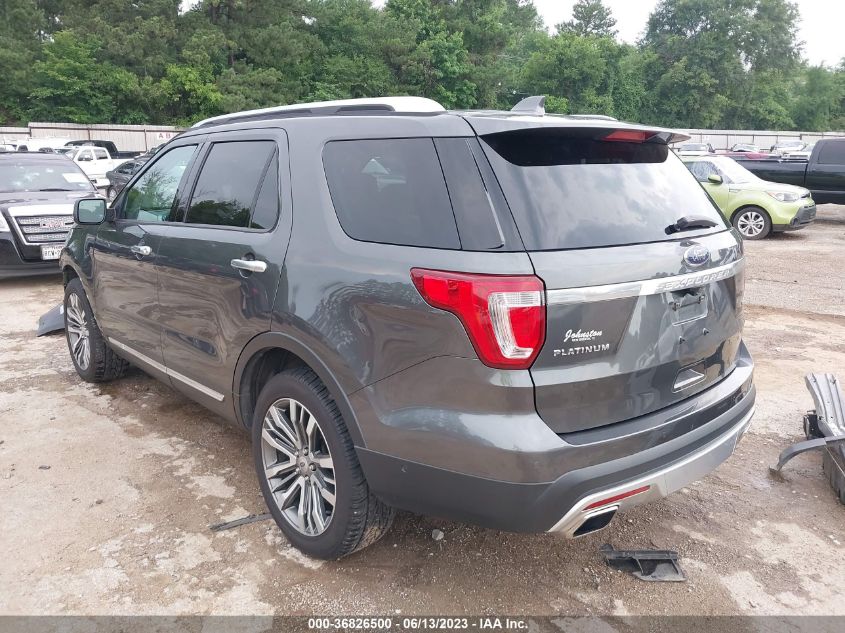 2017 FORD EXPLORER PLATINUM - 1FM5K8HT2HGA32542