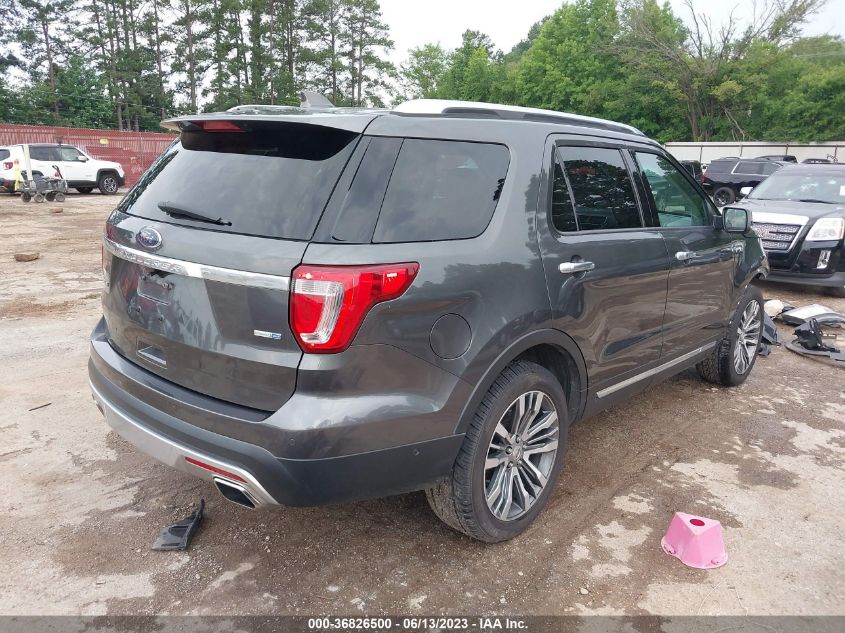2017 FORD EXPLORER PLATINUM - 1FM5K8HT2HGA32542