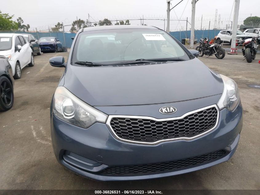2016 KIA FORTE LX - KNAFX4A67G5461884
