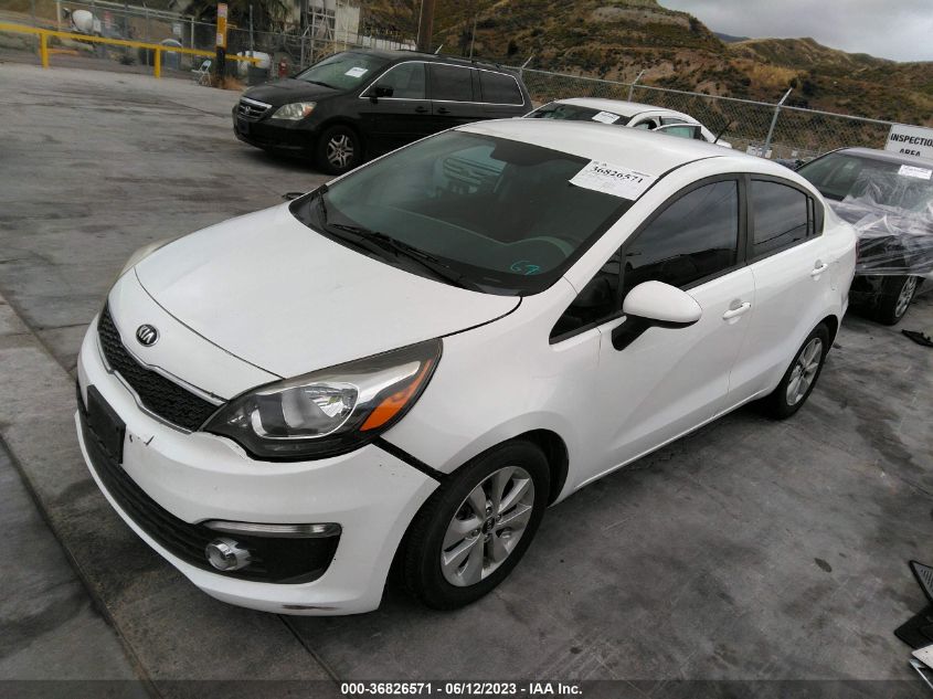 2016 KIA RIO EX - KNADN4A35G6678962