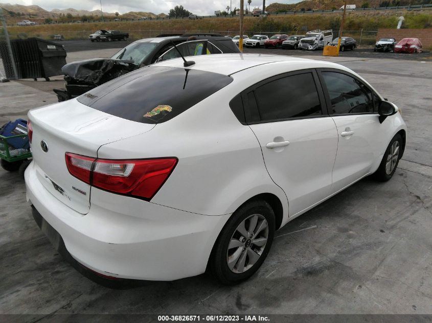 2016 KIA RIO EX - KNADN4A35G6678962
