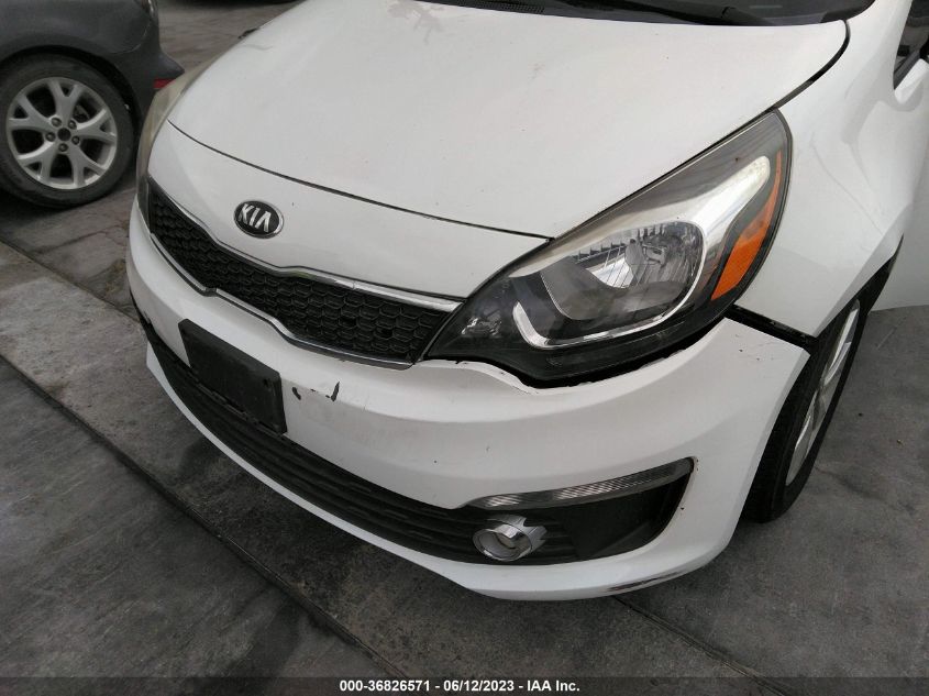 2016 KIA RIO EX - KNADN4A35G6678962
