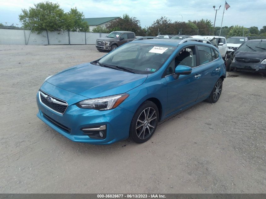 2019 SUBARU IMPREZA LIMITED - 4S3GTAU66K3706031