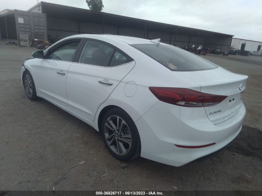 2017 HYUNDAI ELANTRA LIMITED - 5NPD84LF8HH055327