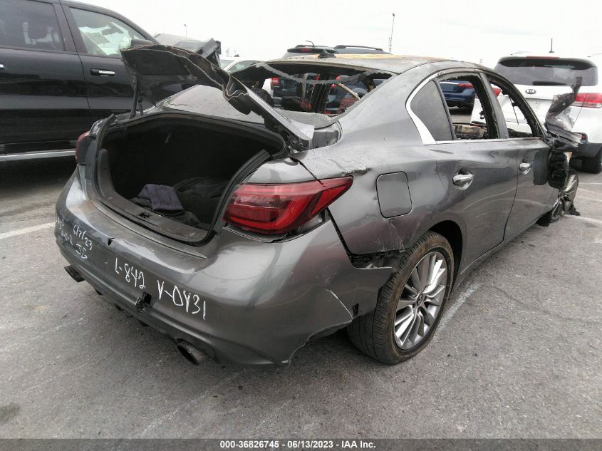 2018 INFINITI Q50 3.0T LUXE - JN1EV7AP4JM360431