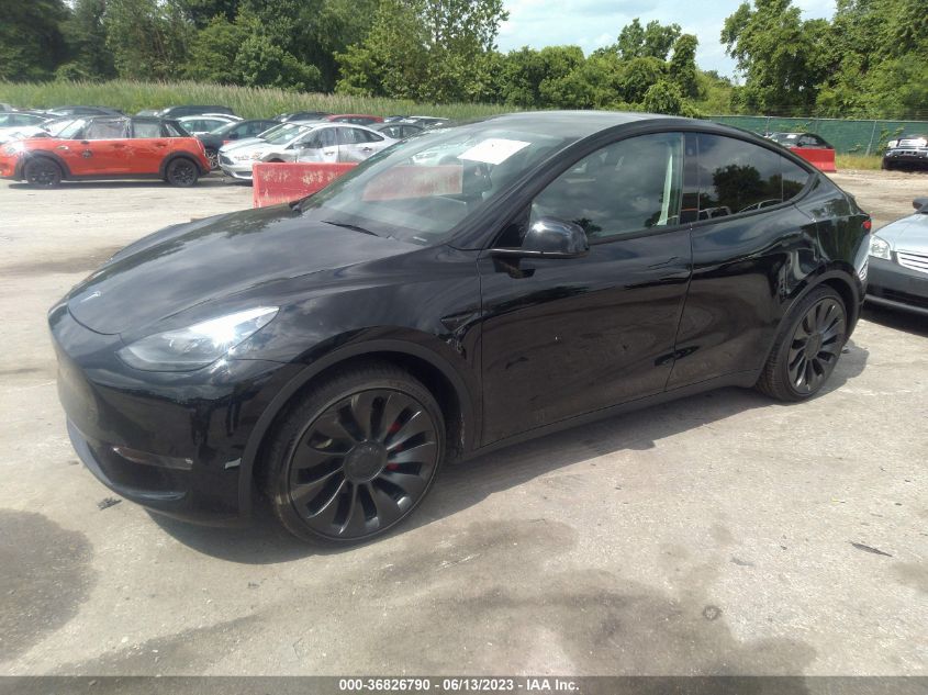 2023 TESLA MODEL Y PERFORMANCE - 7SAYGDEF2PF711541