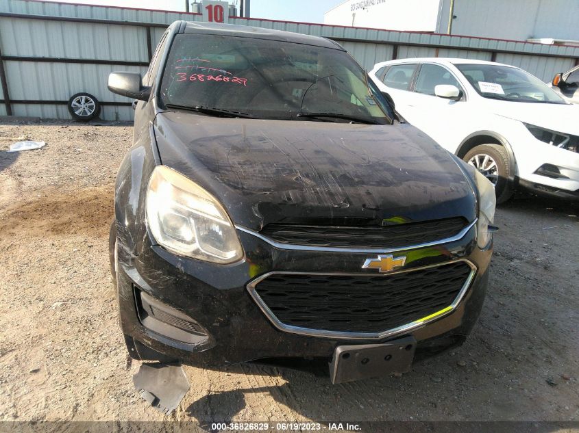 2016 CHEVROLET EQUINOX LS - 2GNALBEK6G1187848