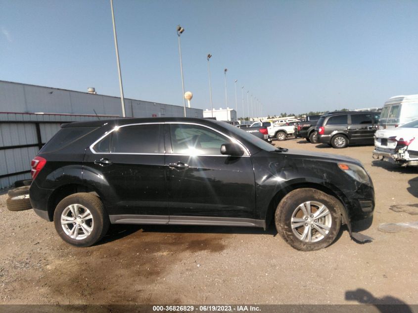 2016 CHEVROLET EQUINOX LS - 2GNALBEK6G1187848