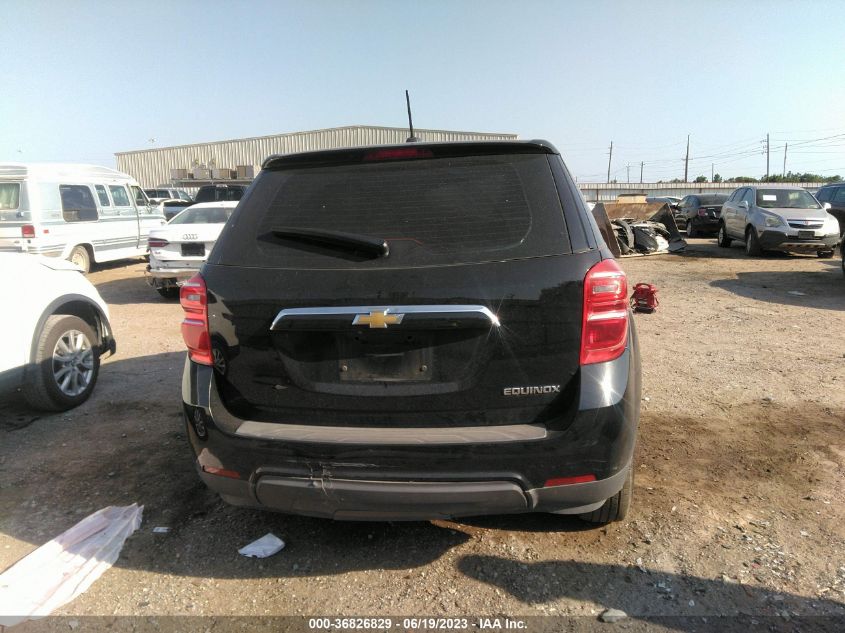 2016 CHEVROLET EQUINOX LS - 2GNALBEK6G1187848