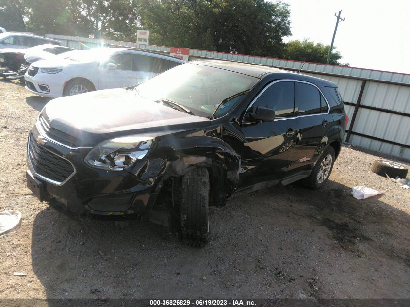 2016 CHEVROLET EQUINOX LS - 2GNALBEK6G1187848