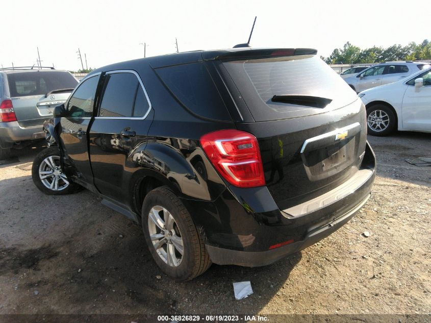 2016 CHEVROLET EQUINOX LS - 2GNALBEK6G1187848