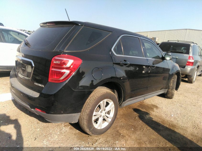 2016 CHEVROLET EQUINOX LS - 2GNALBEK6G1187848