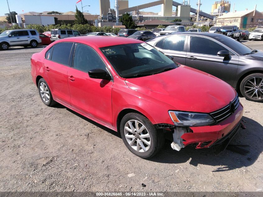 2015 VOLKSWAGEN JETTA SEDAN 1.8T SE - 3VWD17AJ7FM251227