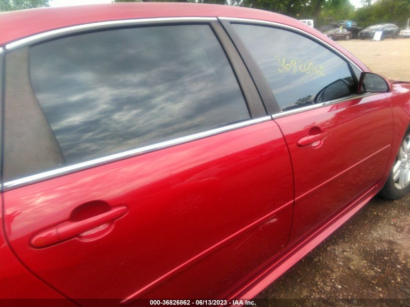2013 CHEVROLET IMPALA LT - 2G1WG5E39D1235442