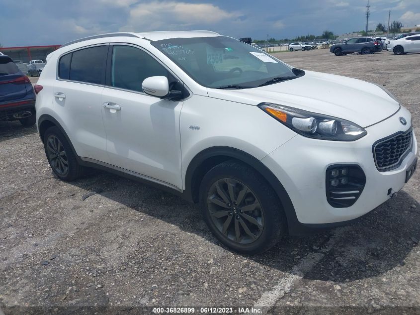 2018 KIA SPORTAGE EX - KNDPNCAC0J7465705