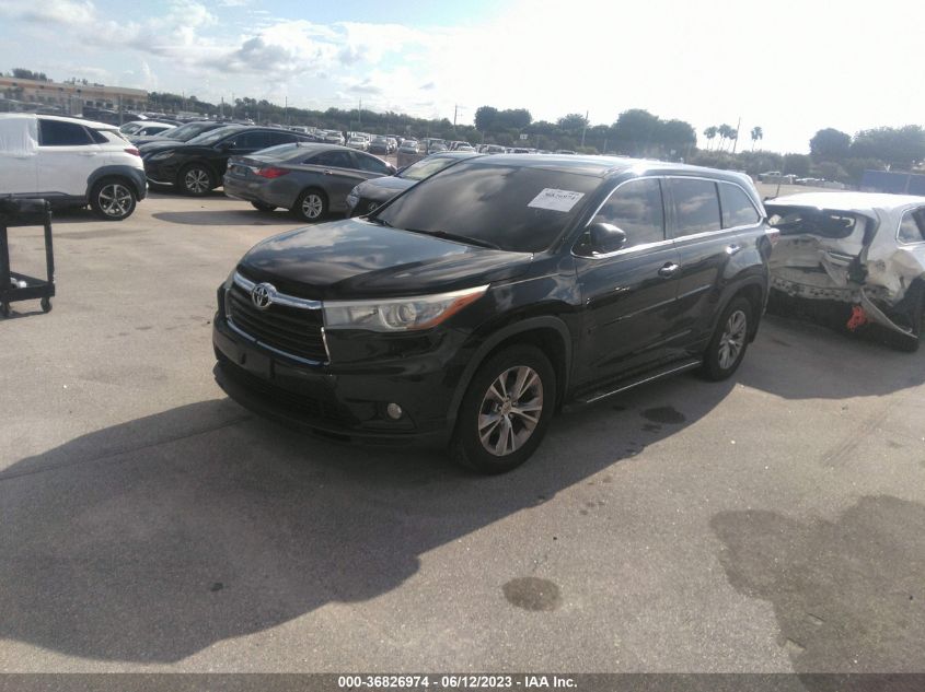 2015 TOYOTA HIGHLANDER LE - 5TDZKRFH1FS082846