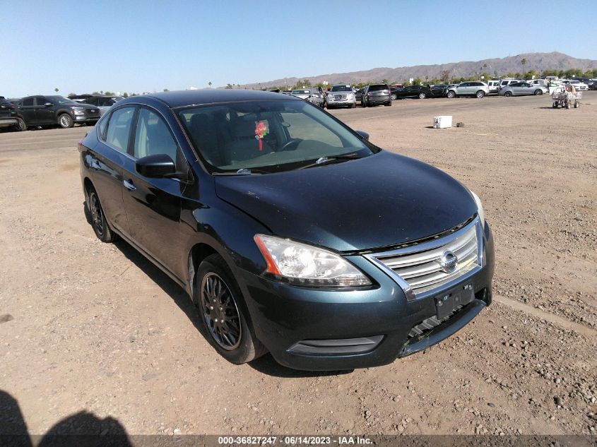 2013 NISSAN SENTRA S - 3N1AB7AP5DL795416