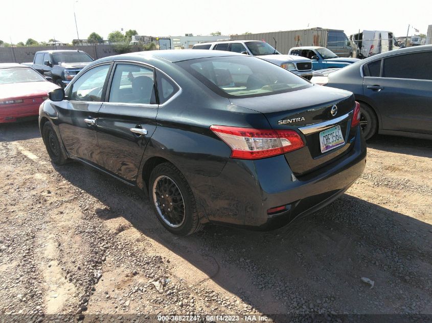 2013 NISSAN SENTRA S - 3N1AB7AP5DL795416