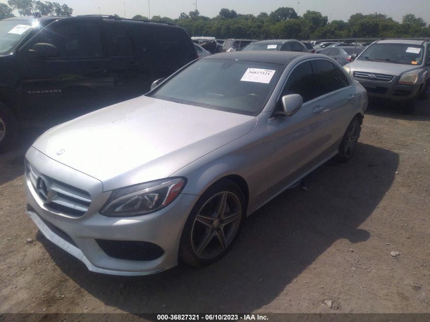 55SWF4KB7GU107569 2016 MERCEDES-BENZ C-CLASS, photo no. 2