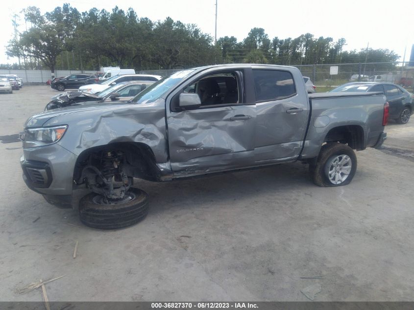 2021 CHEVROLET COLORADO 2WD LT - 1GCGSCEN0M1180837