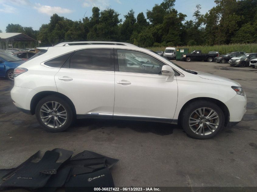 2013 LEXUS RX 450H - JTJBC1BA8D2065407