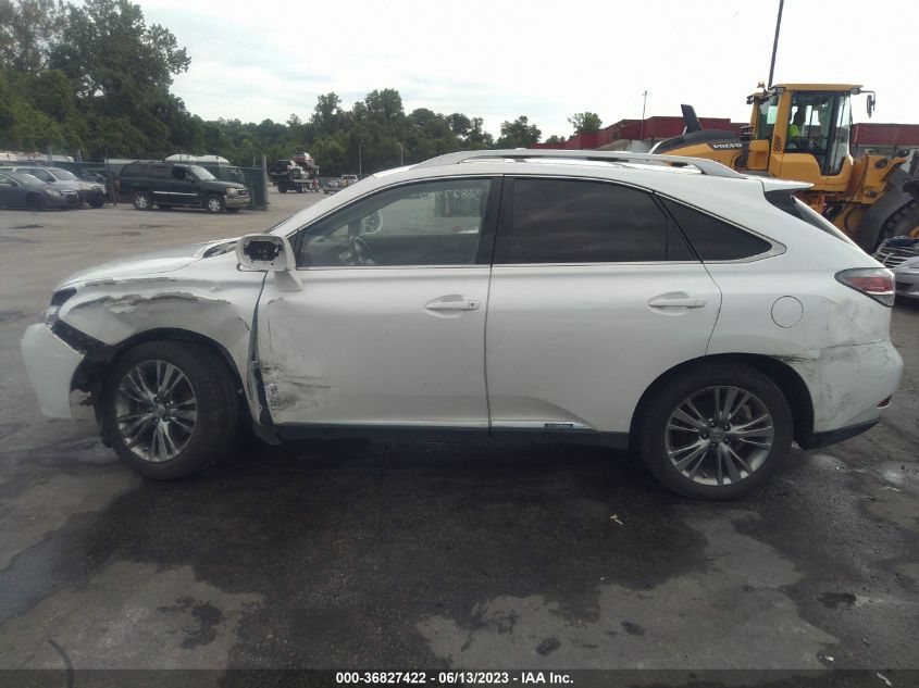 2013 LEXUS RX 450H - JTJBC1BA8D2065407