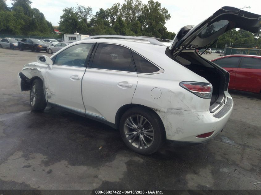 2013 LEXUS RX 450H - JTJBC1BA8D2065407