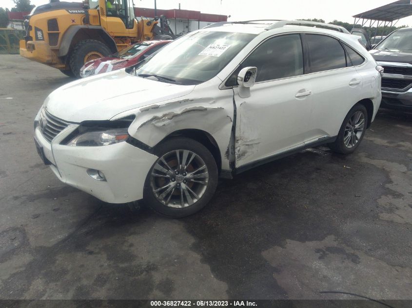 2013 LEXUS RX 450H - JTJBC1BA8D2065407