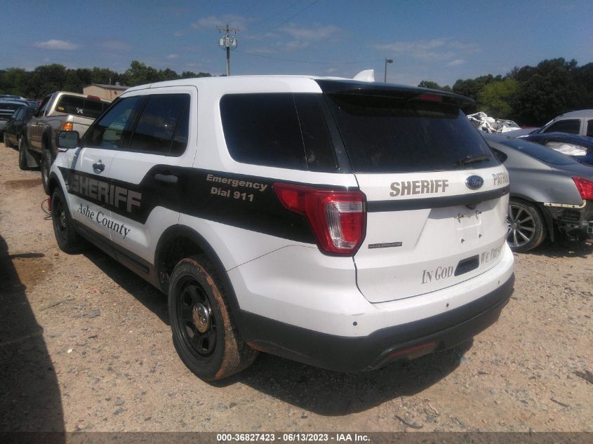 2017 FORD POLICE INTERCEPTOR - 1FM5K8AR1HGA88955