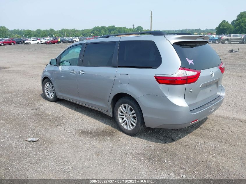 2015 TOYOTA SIENNA XLE - 5TDYK3DC0FS565132