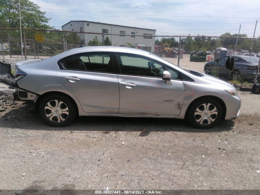 2013 HONDA CIVIC HYBRID 19XFB4F37DE001916