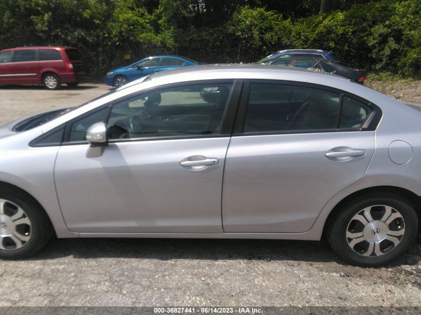 2013 HONDA CIVIC HYBRID 19XFB4F37DE001916