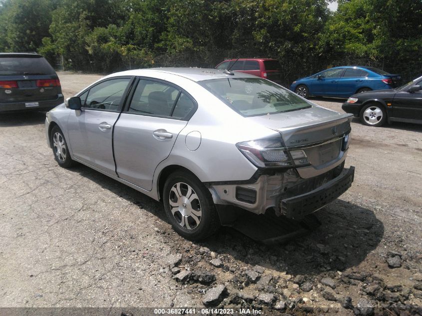 2013 HONDA CIVIC HYBRID 19XFB4F37DE001916