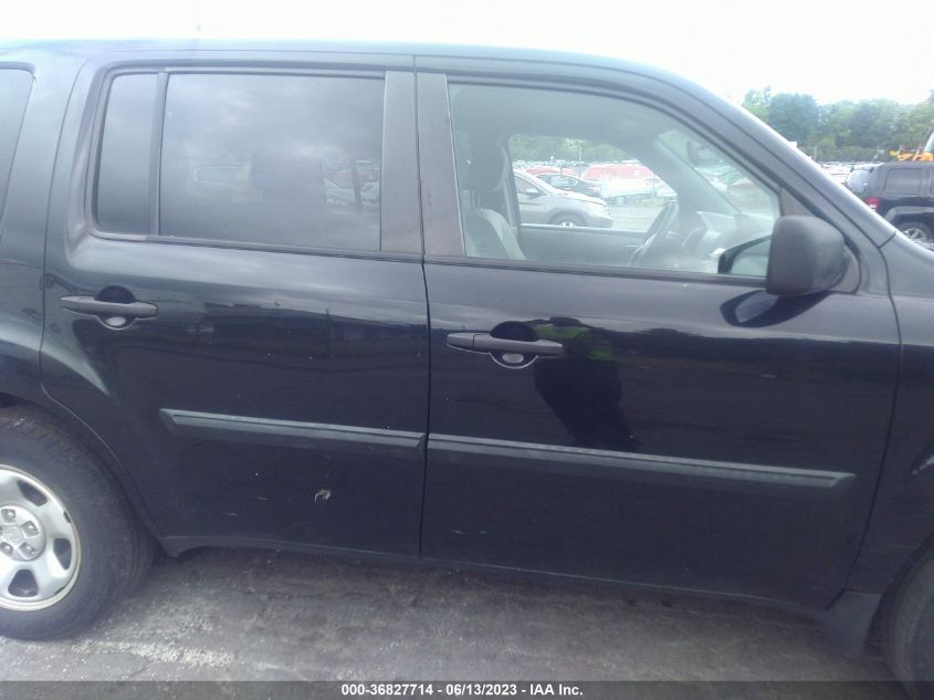 2015 HONDA PILOT LX - 5FNYF4H28FB078700