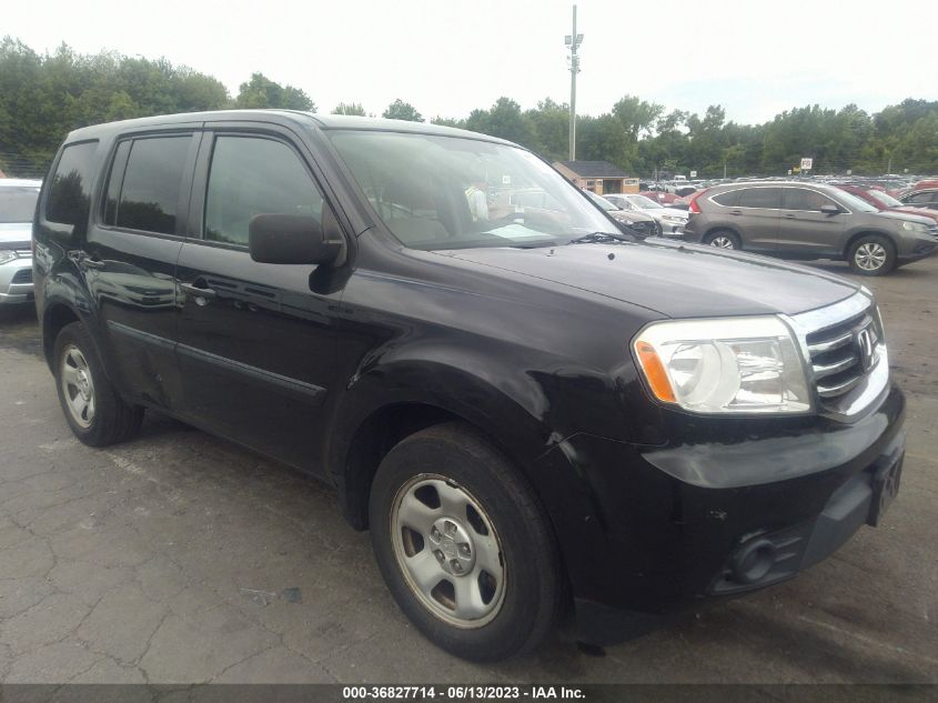 2015 HONDA PILOT LX - 5FNYF4H28FB078700