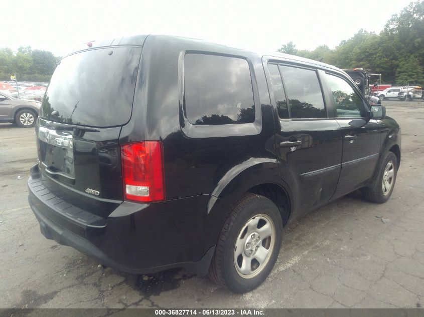2015 HONDA PILOT LX - 5FNYF4H28FB078700