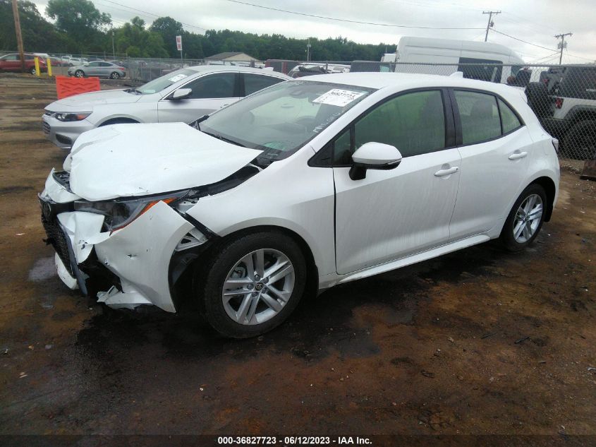 2022 TOYOTA COROLLA HATCHBACK SE/NIGHTSHADE/XSE JTND4MBE4N3181790